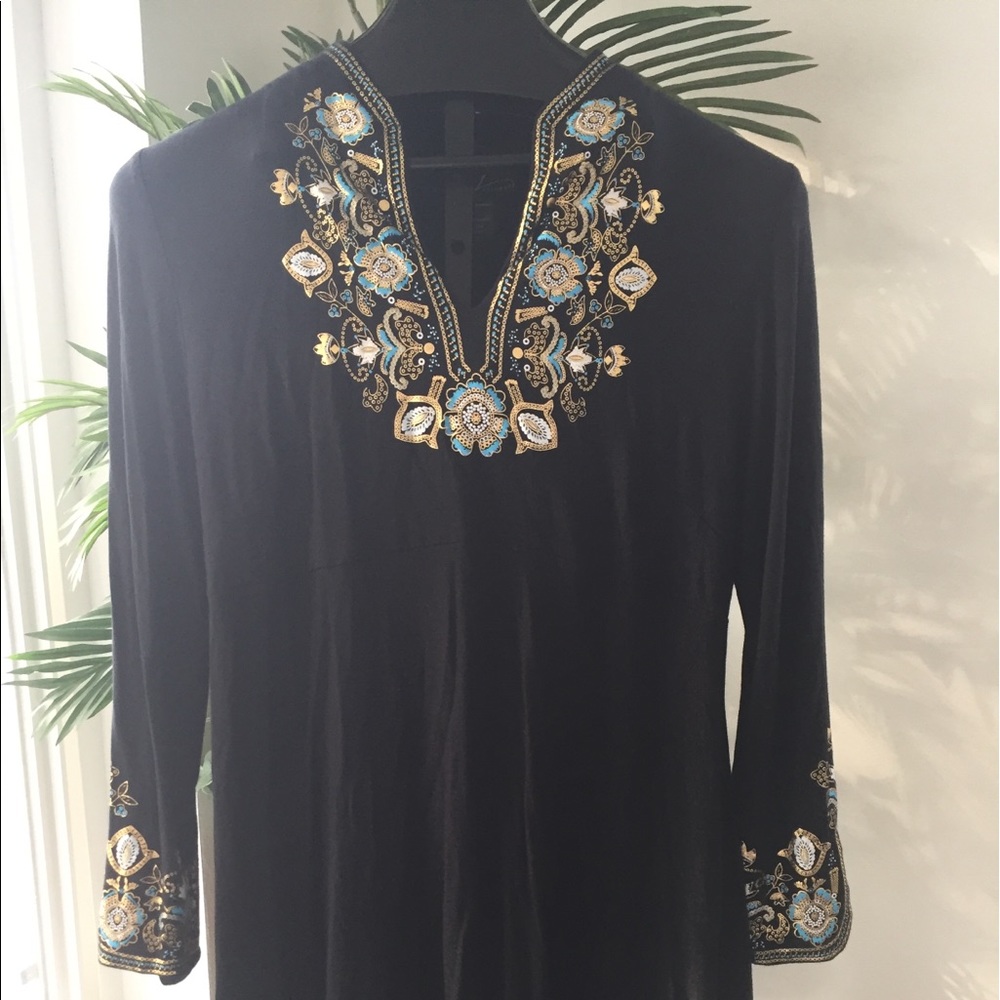 Midnight velvet 😍elegant chiffon long sleeve 1x